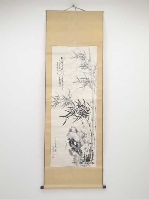 JAPANESE HANGING SCROLL / HAND PAINTED / SCENERY